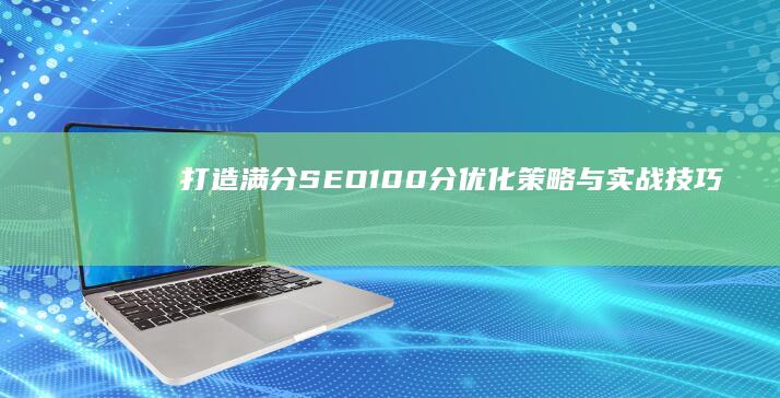 打造满分SEO：100分优化策略与实战技巧